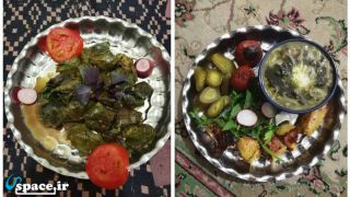 غذای اقامتگاه بوم گردی حیات فیروزه ای - فیروزه - روستای تقی آباد سالار